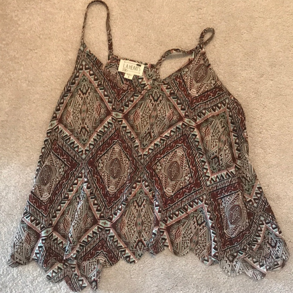 Tribal patterned shirt